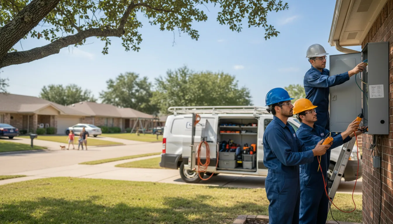 Certified electrician providing emergency electrical services in Erie, ND